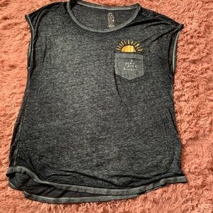 Navy blue aerie tee